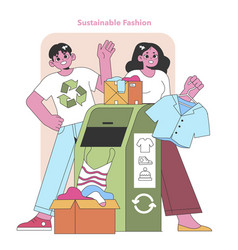 Clothing Donation And Recycling Concept