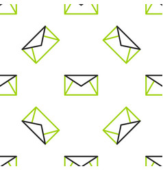 Line Mail And E-mail Icon Isolated Seamless