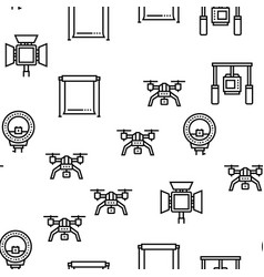 Photography Device Seamless Pattern