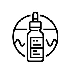 Hyaluronic Acid Line Icon