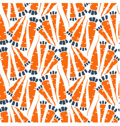 Seamless Pattern With Carrots