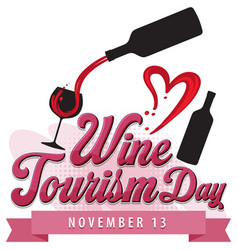 Wine Tourism Day Banner Design