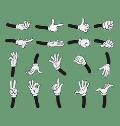 Cartoon Hands Gestures Comic Book Character Body