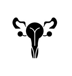 Female Genitals Black Icon Sign