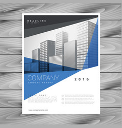 Corporate Blue Business Annual Report Flyer