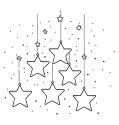 Doodle Kids Christmas Ornament Star Sketch Hand