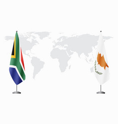 South Africa And Republic Of Cyprus Flags