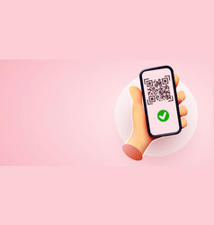 Scanning Qr Code With Mobile Smart Phone