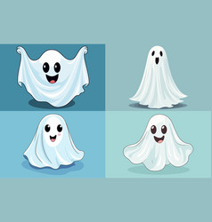 Flat Of A Classic White Sheet Ghost