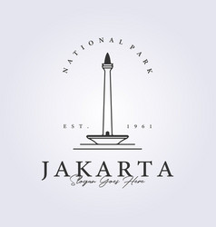 Outline National Park Monas Icon Landmark