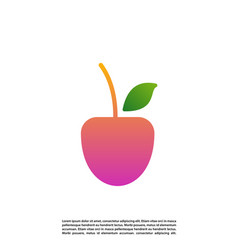 Concept Design Apple Logo Colorful