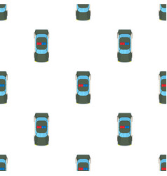 Police Car Top View Pattern Seamless