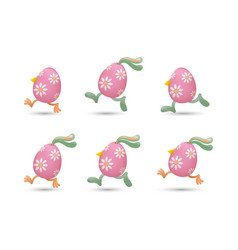 Flower Easter Eggs Run Set