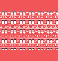 Ugly Sweater Pattern Design Christmas Season