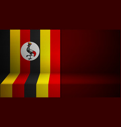 3d Background With Flag Of Uganda