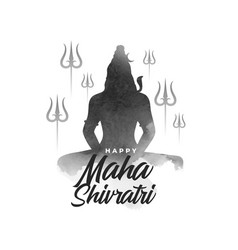 Maha Shivratri Spiritual Background With Lord