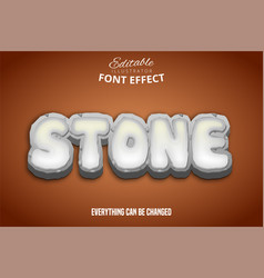 Stone Text Editable Font Effect