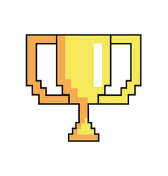 Trophy Pixel Art Style