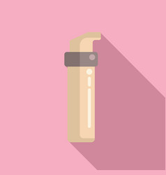 Cream Skin Dispenser Icon Flat Beauty