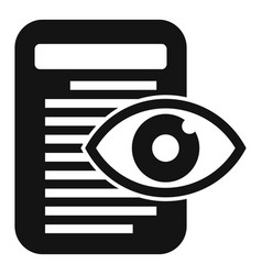 Privacy Policy Concept Icon With Eye