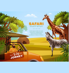 Safari Colored Poster