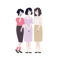 Korean Female Family