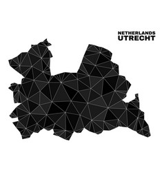 Polygonal Utrecht Province Map