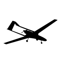 Advance Military Drone Uav Silhouette