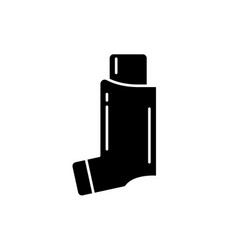 Bronchial Asthma Black Icon Sign