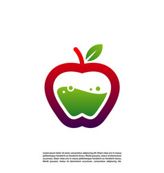 Concept Design Apple Logo Colorful