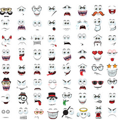 Face Expression Isolated Icons Funny