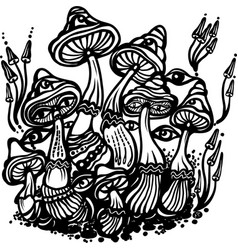 Fantasy Magic Mushrooms Strange Fairy Tale