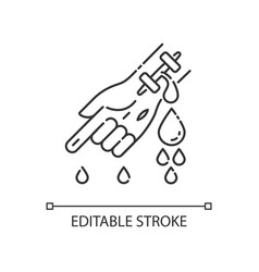 Hemophilia Linear Icon