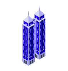 Philippines Sky Towers Icon Isometric