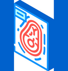 Freeze Meat Isometric Icon