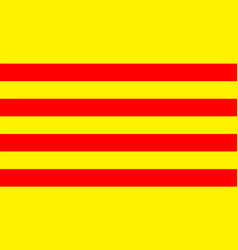 Flag Of The Autonomous Region Catalonia