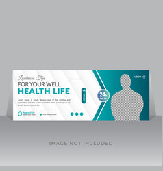 Medical Healthcare Timeline Cover Design