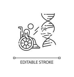 Genetic Conditions Linear Icon