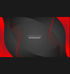 Red And Black Wave Graphic Design