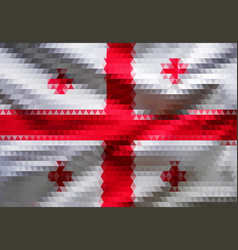 Folded Flag Of Georgia