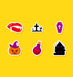 Happy Halloween Sticker Set Design