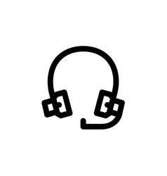 Headset Icon Computer Component Icon Outline