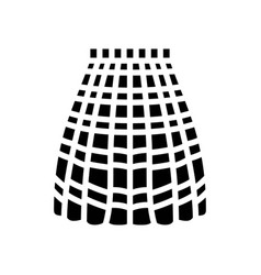 Skirt Japanese School Glyph Icon