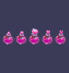 Love Potion Bottle Animation Sprite Sheet