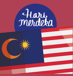 Hari Merdeka Lettering Card