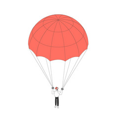 Round Parachute Jump Composition