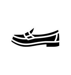 Loafers Japanese School Glyph Icon