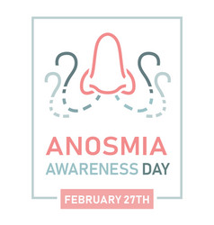 Smell Loss Vertical Poster Anosmia Awareness Day