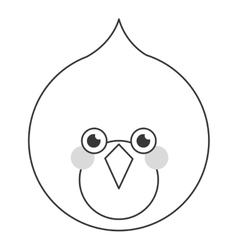 Line Bird Flat Icon