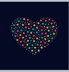 Pattern Colors Star Heart Love